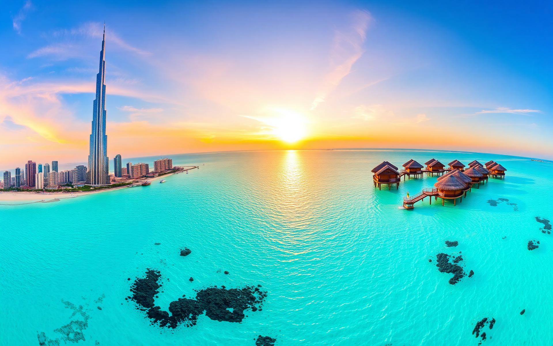 Dubai and Maldives — premium travel destinations by Gia Travels
